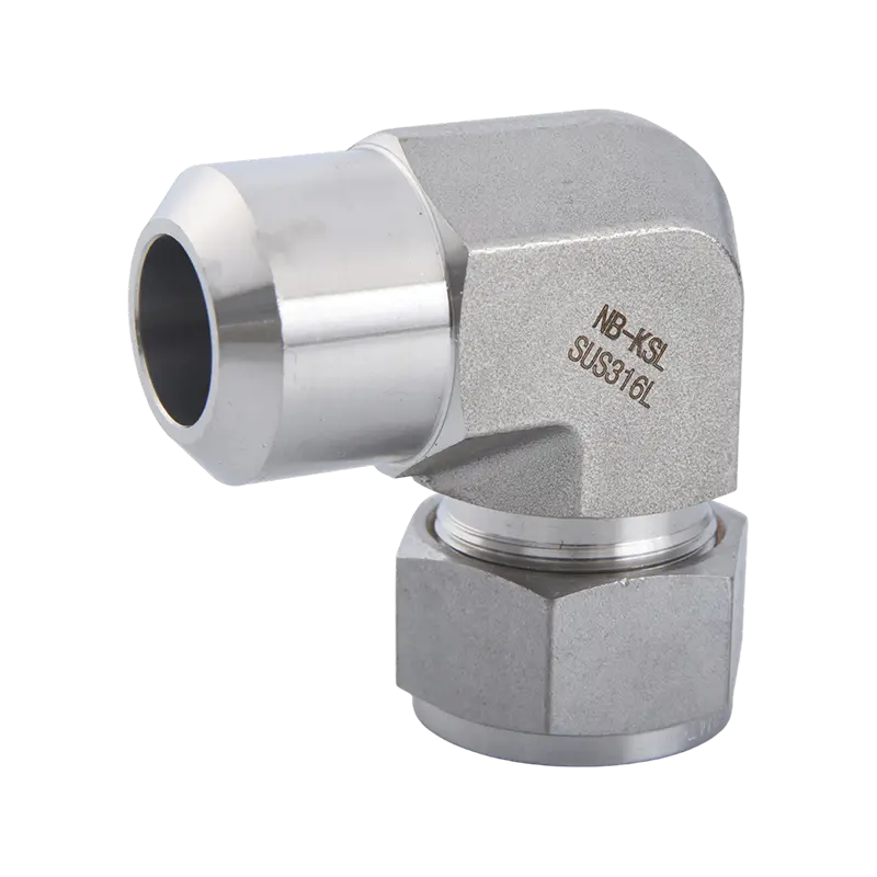 316L Stainless Steel Compression fitting type PIPE pipe butt welding elbow
