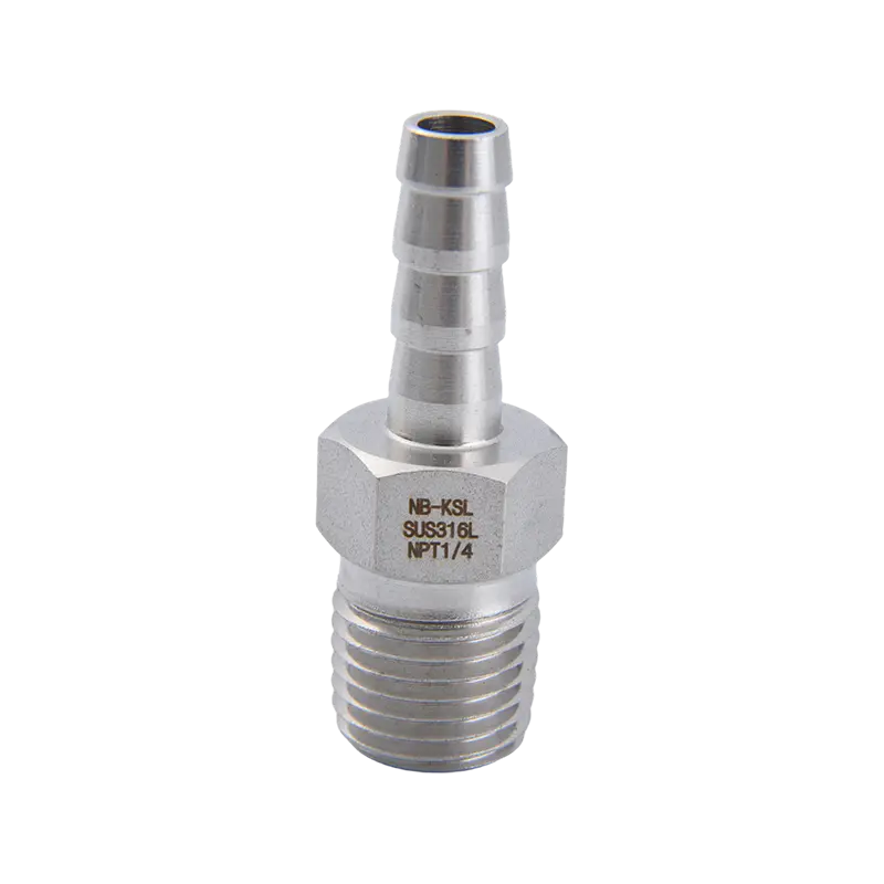 316L Stainless Steel Panlabas na thread pagoda connector