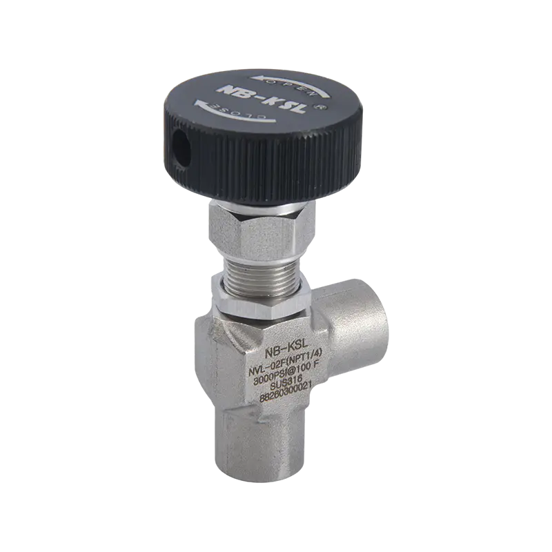 Panloob na thread right angle needle valve Panloob na thread right angle needle valve