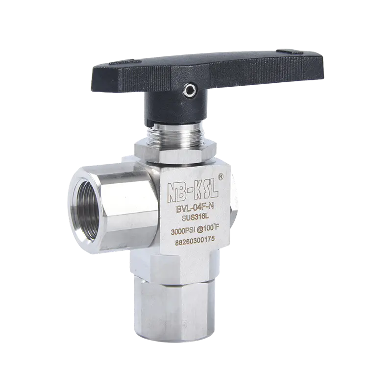 Panloob na thread right angle ball valve Panloob na thread right angle ball valve