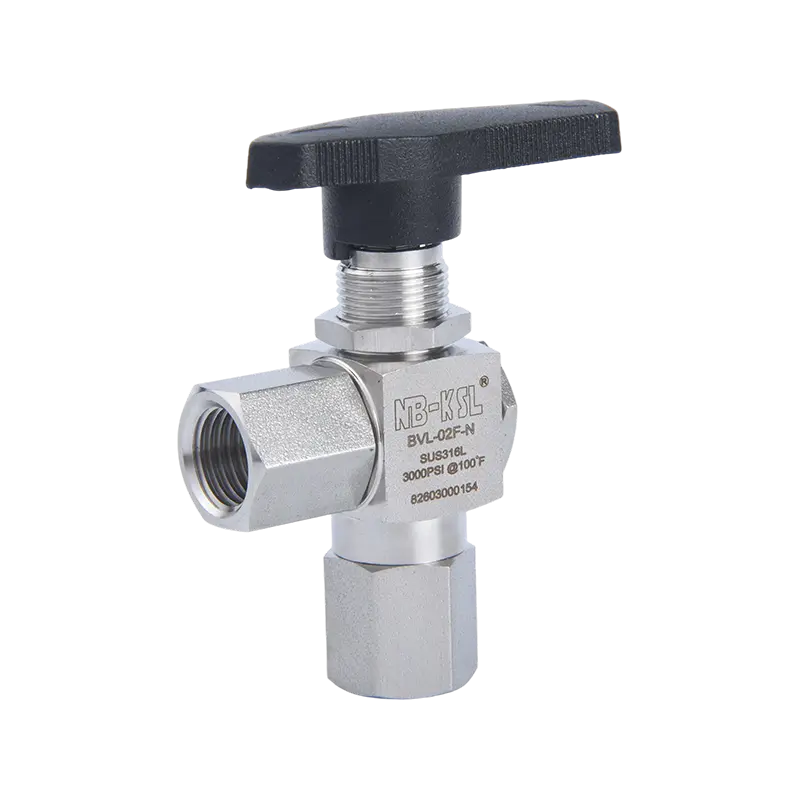316L Stainless Steel BV right-angle valves