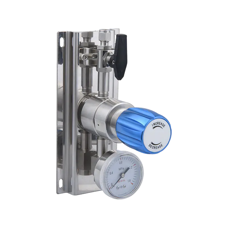 SR6 Series hindi kinakalawang na asero na sobrang laking flow pressure regulator