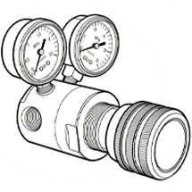 Hindi kinakalawang na Steel Pressure Regulator