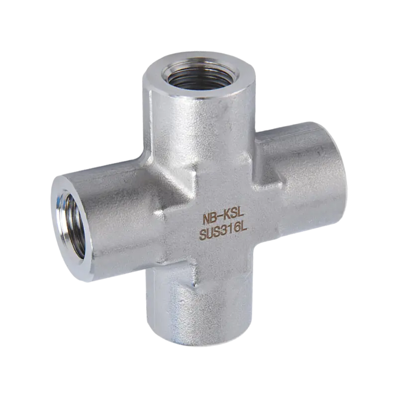 Panloob na thread na four-way connector